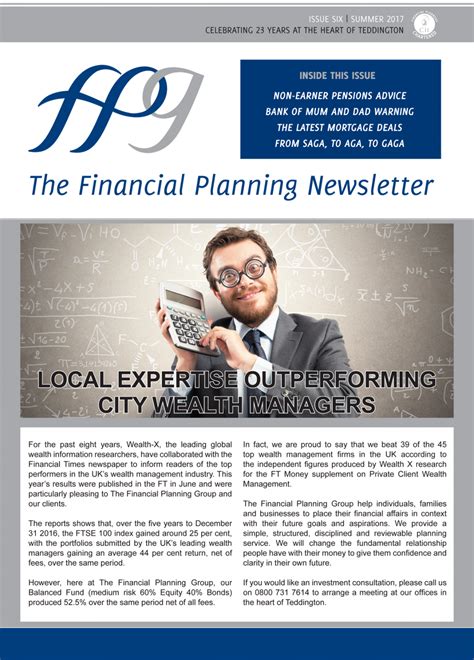 finance newsletter